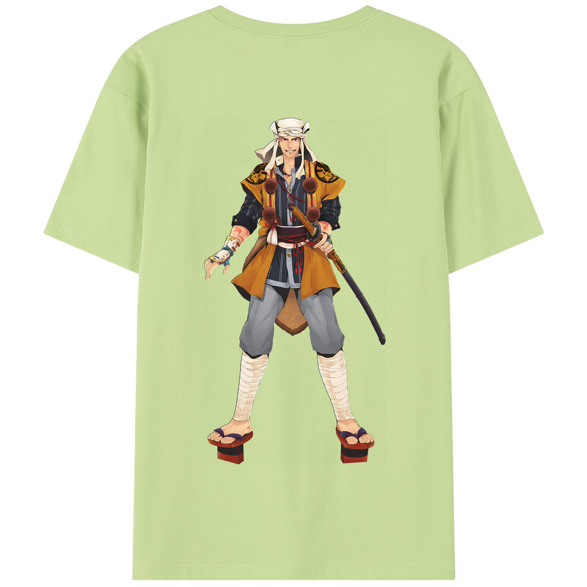 （画像用） 刀剣乱舞 Touken Ranbu 綿100％半袖Tシャツ（背面プリント）